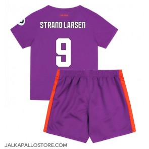 Wolves Jorgen Strand Larsen #9 Kolmaspaita Lapsille 2024-25 Lyhythihainen (+ shortsit)